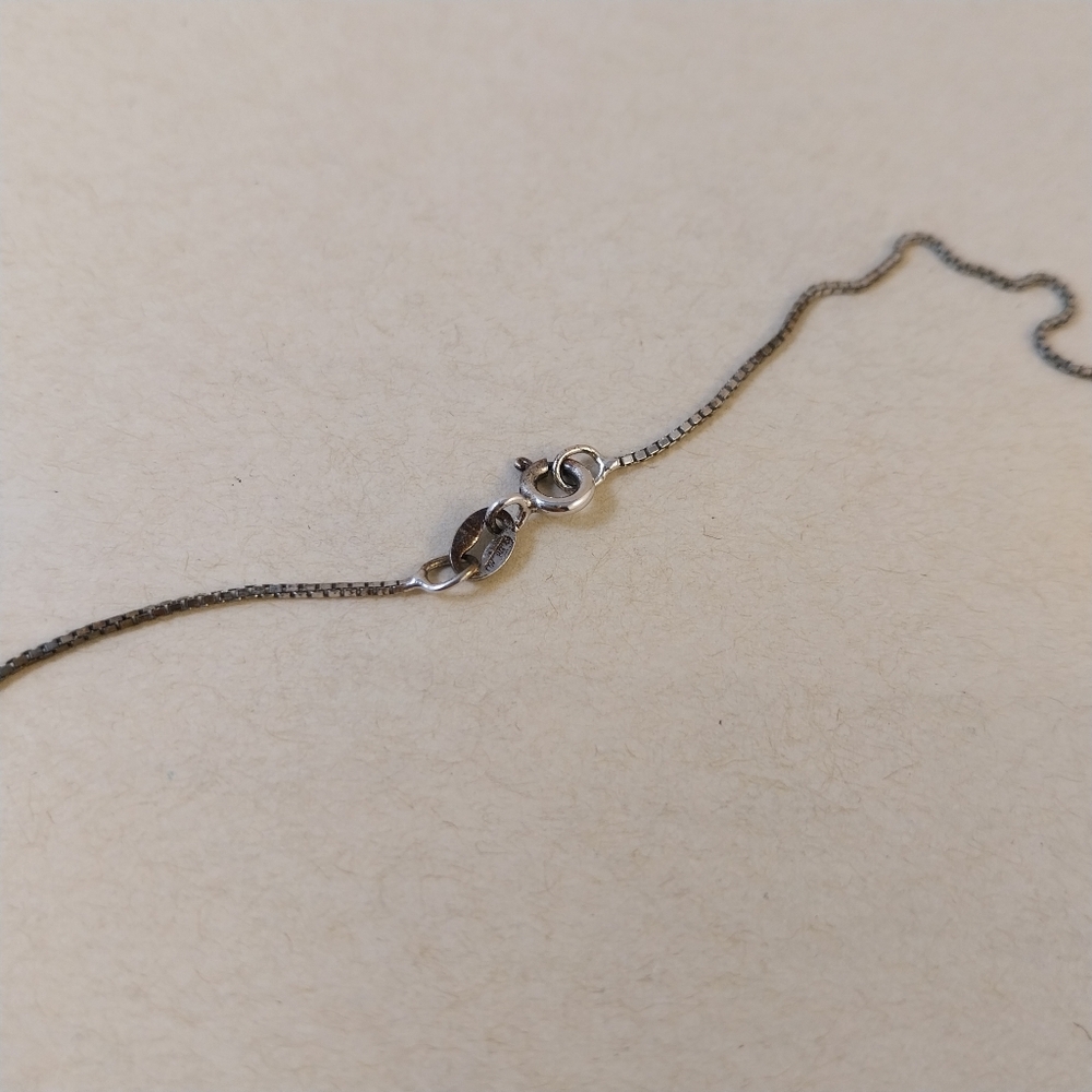 Sterling  Silver Heart Necklace - Picture 7 of 14